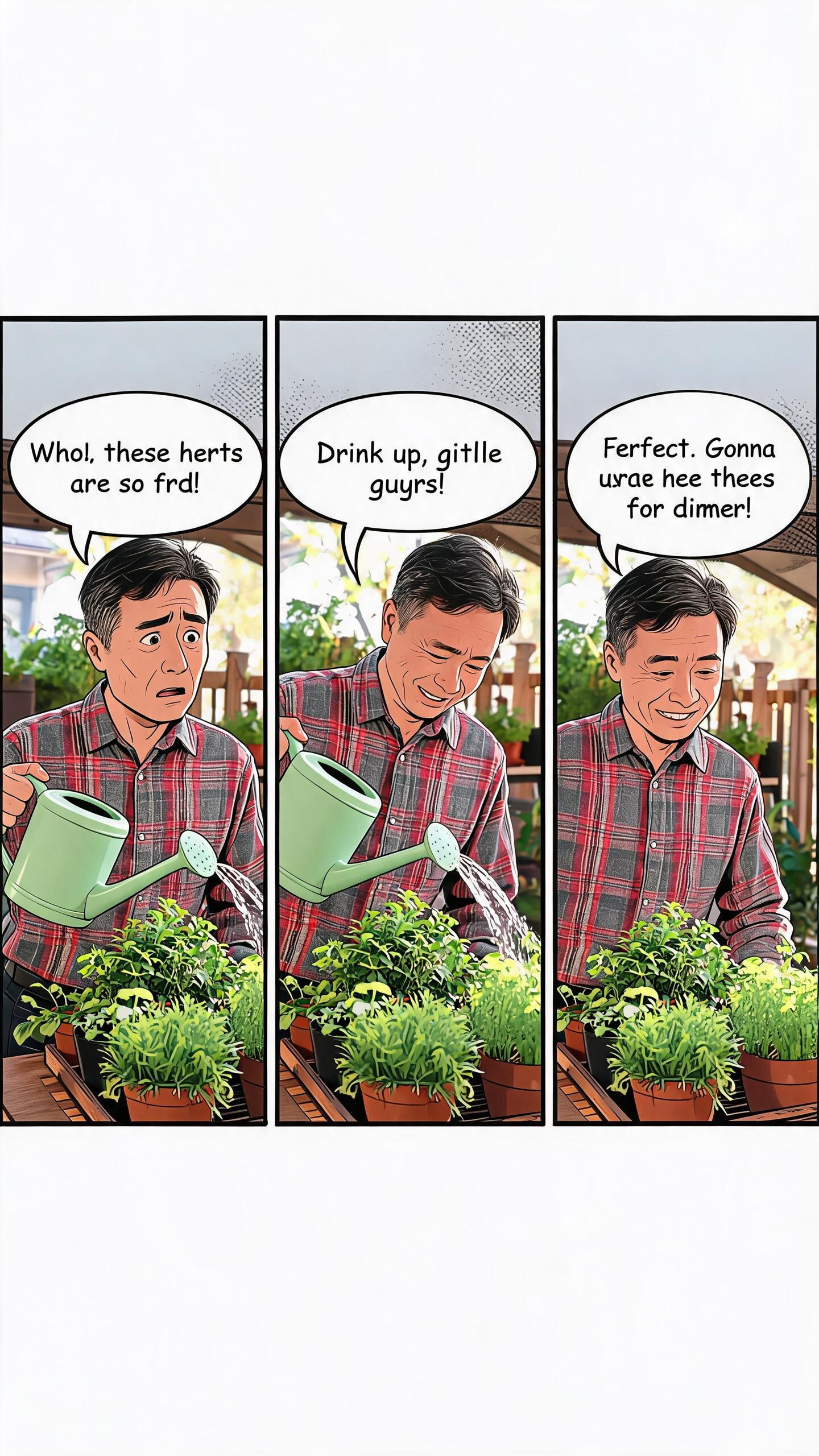 AI Comic Page - after 6